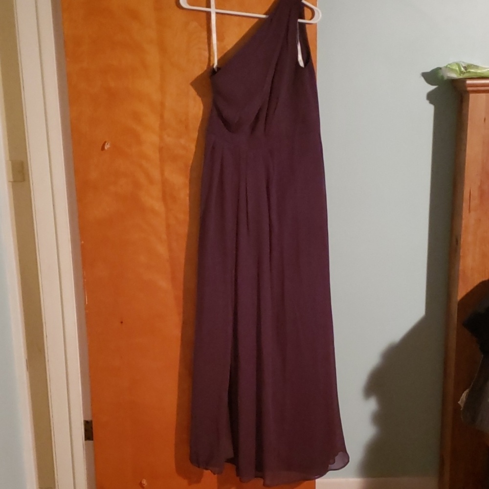 Bridesmaids dress F18055 PLUM